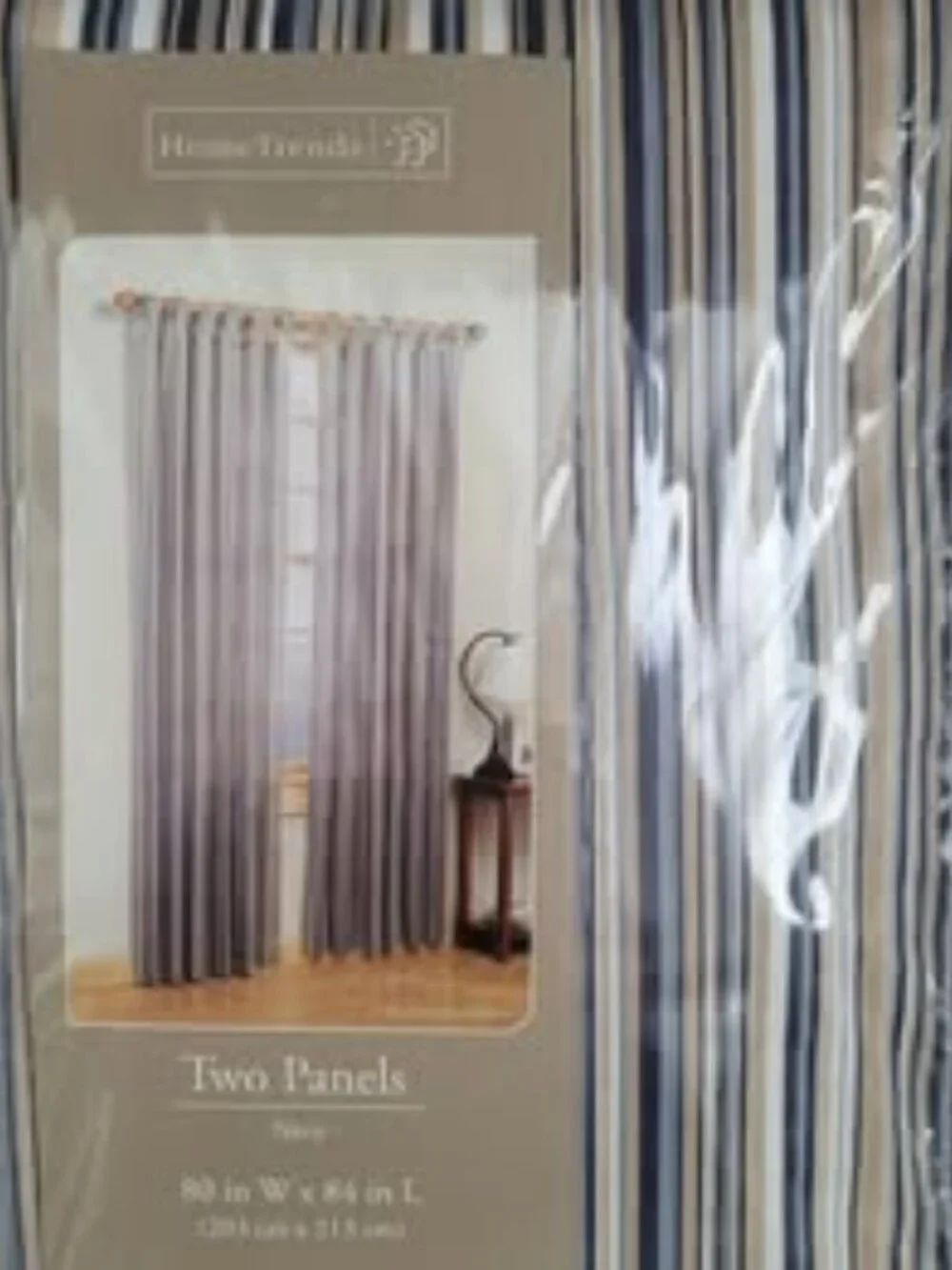 2 sets of Home Textile Two Panel Curtains
